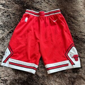 Nike NBA Red Chicago Bulls Basketball Shorts